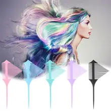 Provocando cabelo morrendo ferramenta cabeleireiro estilo duplo face destacando pentes cor do cabelo ferramentas pincéis de coloração pente