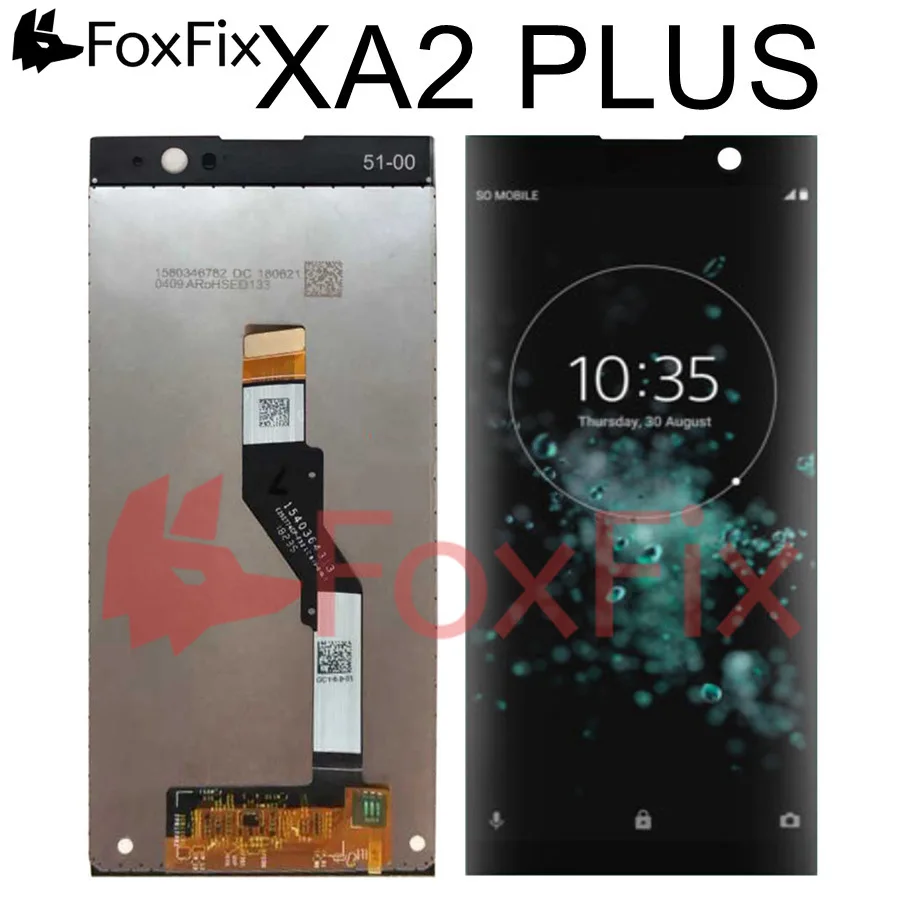 

For Sony Xperia XA2 Plus LCD Display Touch Screen Digitizer Assembly Replacement For SONY XA2 Plus LCD Dual H3413 H4413 H4493