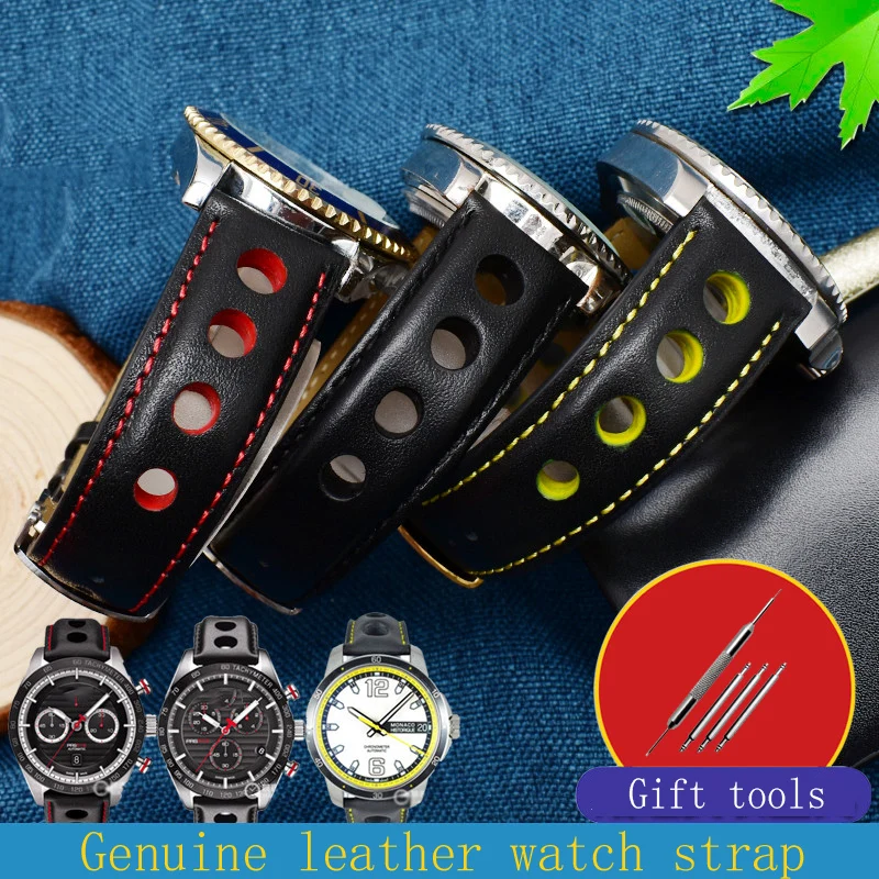 Ремешок из натуральной кожи для часов tissot Sports Racing Series PRS516 T91 1853 20 мм | Наручные часы