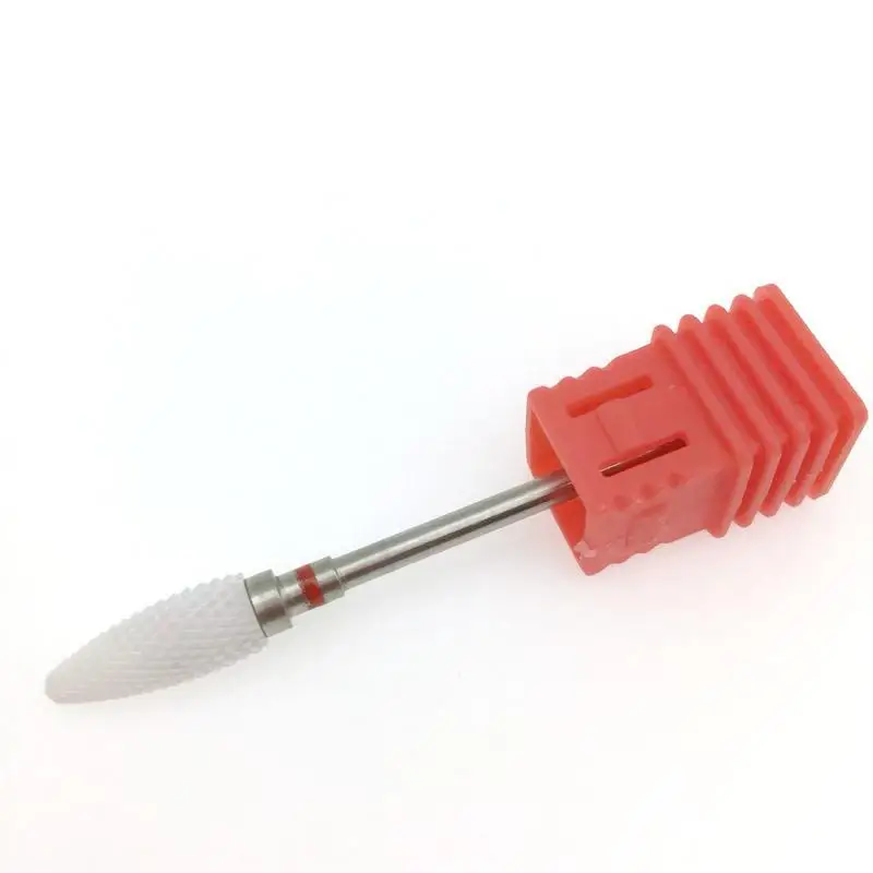 1 Piece Ceramic Nail Drill Bit Milling Cutter Electric Drill File Removal Nail Polish Polishing Tool Drill Nail Accessories 6