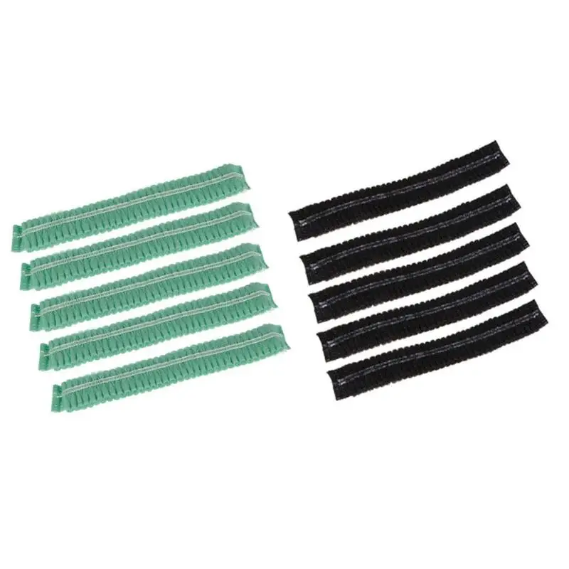 

100PCS Disposable Salon Hair Styling Caps Shower Cap Non Woven Pleated Anti Dust Hat Caps For Hairdressing Salon Caps