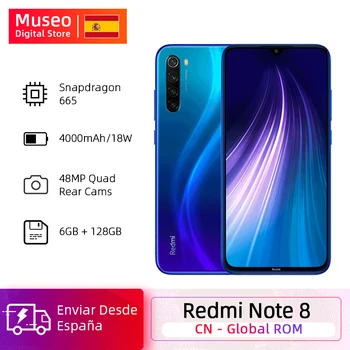 

Global ROM Redmi Note 8 6GB 128GB 48MP Quad Cameras Smartphone Snapdragon 665 Octa Core 6.3" FHD Screen UFS 2.1 4000mAh QC 3.0