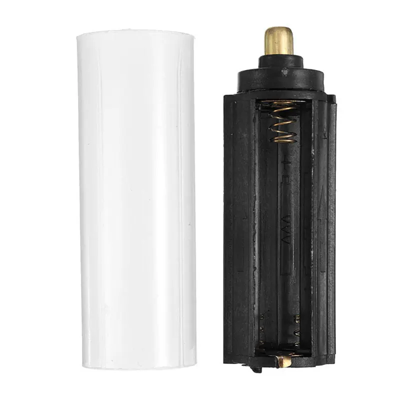 2019 New 1Pcs 18650 Battery Tube + 1pcs AAA Battery Holder Set For Flashlight Torch Lamp For Outdoor Camping Bicycle Light