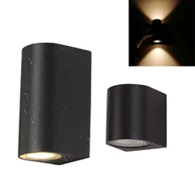 6 Вт 12 Вт современный простой креативный уличный водонепроницаемый настенный светильник светодиодный светильник для наружного двора лампа для ворот лампа для террасы, балкона, садовая лампа