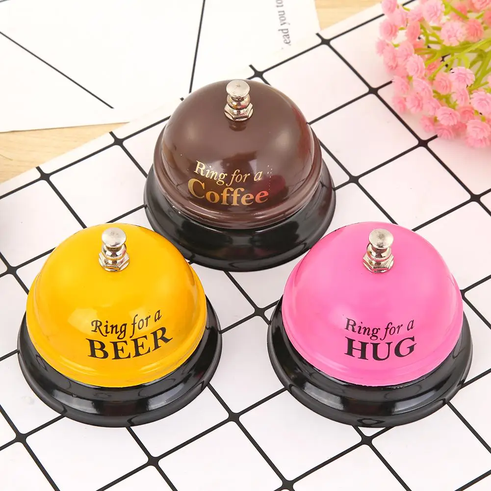 Yellow Restaurant Timer Hotel Counter Bell Ring Kitchen Service Call Bell 
