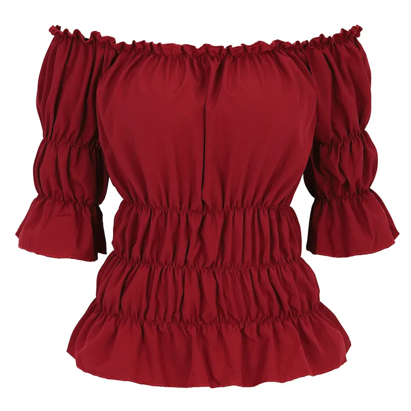 Women's Off Shoulder Blouse Short 