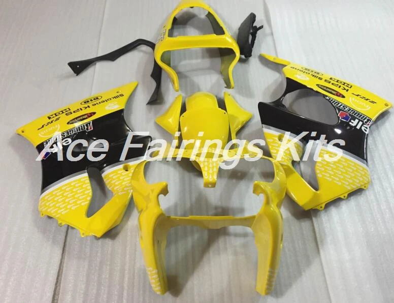 

TOP Injection New ABS Full fairings kit Fit for Kawasaki ZX6R 2000 2001 2002 ZX-6R 00 01 02 Ninja 636 bodywork set hot yellow