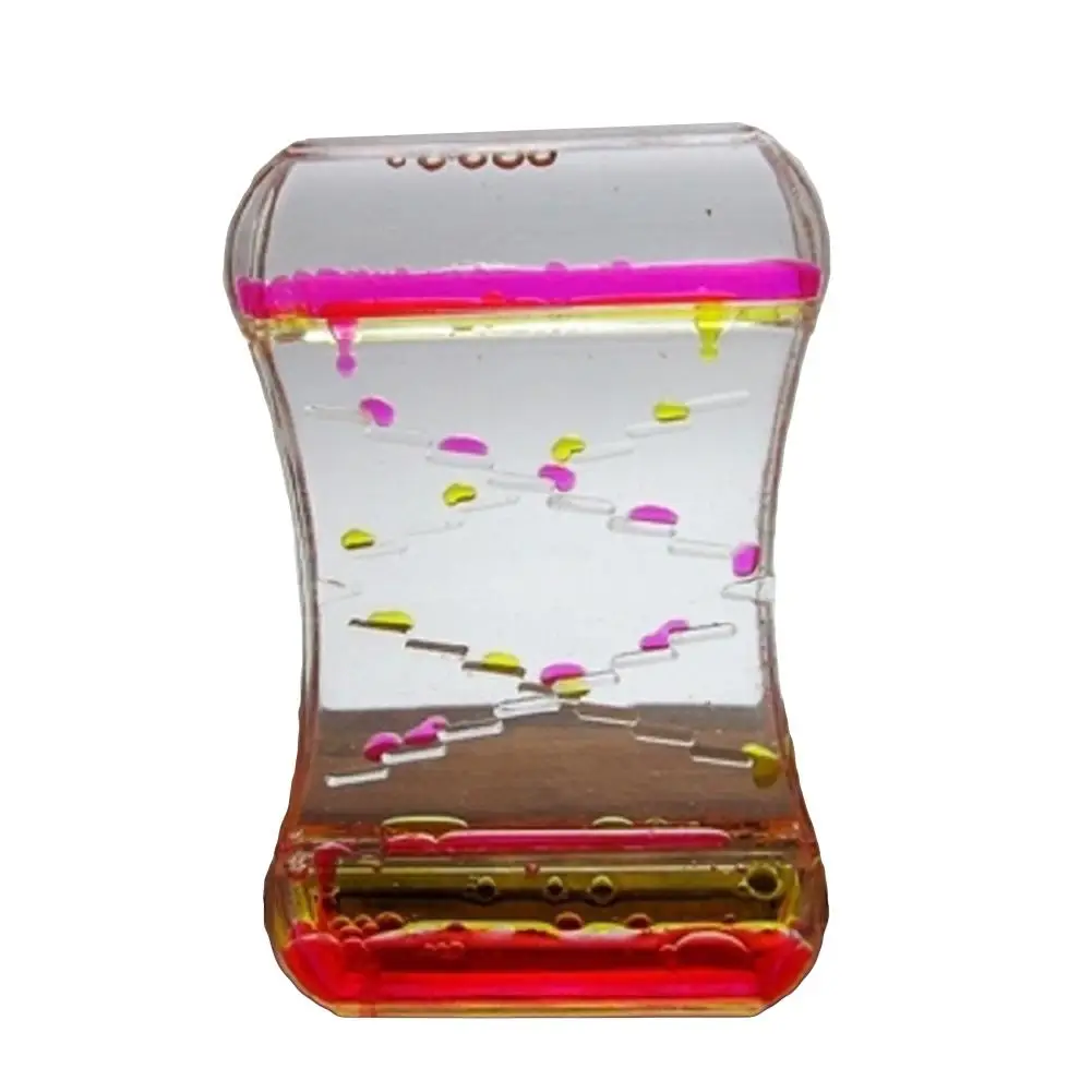 Drip Oil Hourglass Liquid Motion Bubble Oil Timer Desk Decor Kids Toy Birthday Gift
