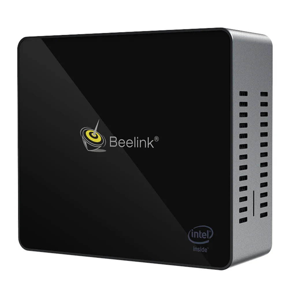 Black Beelink J34 мини-ПК J3455 Windows 10 8GB+/256/512GB SSD мини-ПК 2,4 GHz+ 5,8 GHz WiFi BT4.0 поддержка быстрой зарядки 2* HDMI охлаждающий вентилятор - Цвет: Black