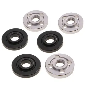 

Lock Flange Nuts Toothless Supplies Accessories 6pcs Angle grinder Steel Inner Outer Toothed 100 Type