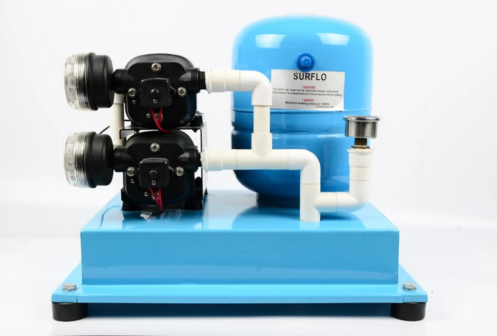 Electric mini diaphragm pump Water Booster System - Low Volume booster diaphragm pump water pressurization tank 25LPM 35PSI