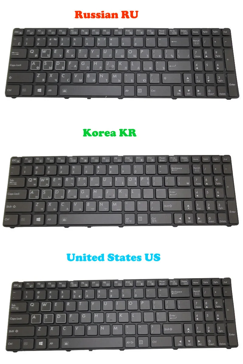 Клавиатура с подсветкой для Gigabyte P25K P25W V2 P25W-CF1 P25W-CF2 P25W-CF3 P25X P25K-CF2 V111465ES1 Корея KR
