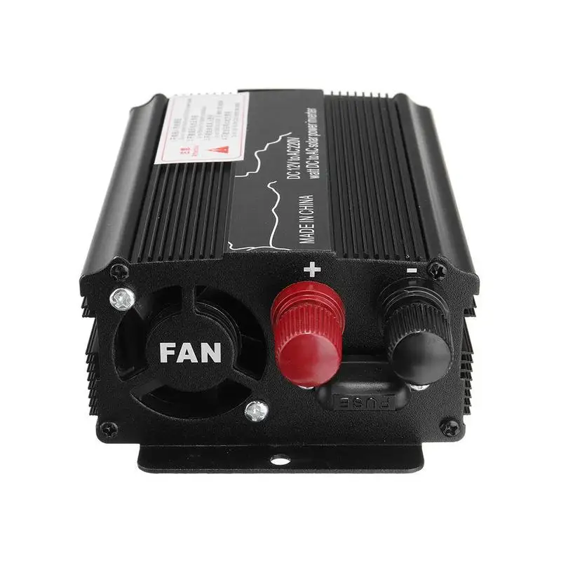 500W и черного цветов, на возраст 12/24V постоянного тока до 110/220V автомобильный Солнечный Мощность инвертор Модифицированная синусоида преобразователь