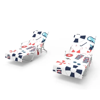 

Beach Towel Chair Covers Pool Chair Towel With Pockets For Chaise Green Quick Dry Sleeping Towel Covers For Hotel Holiday hot