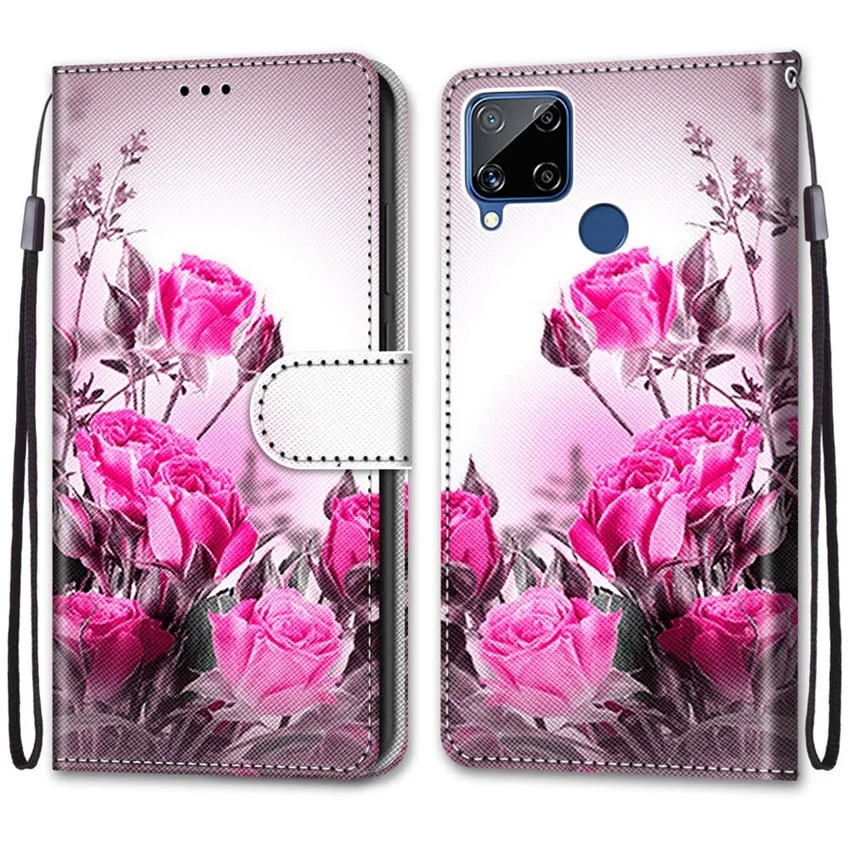 Realme C15,C12,C25,7i全球,Narzo 20,30A #A14野玫瑰 -1.jpg_.webp