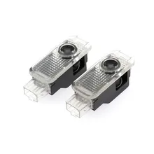 2 шт. автомобиля светодиодный двери логотип светильник для Audi A3 A4 B8 B6 A5 B7 A6 C5 Q7 RS3 RS6 RS7 RS8 quattro TT гибкие чехлы из термопластичного полиуретана(Ghost Shadow Добро пожаловать лампы