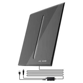 

DVB-T2 Indoor Digital TV Antenna Digital TV Signal Amplifier Support 4K HDTV(EU Plug)