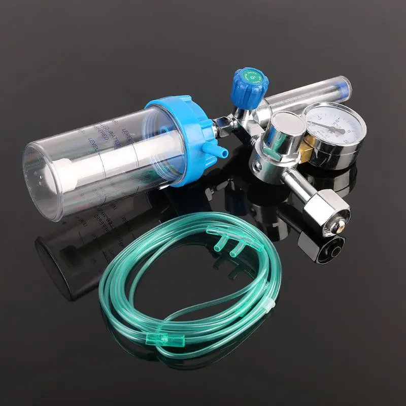 Pressure Regulator gas pressure regulator O2 Medical Oxygen inhaler Pressure Reducing Valve Oxygen Meter G5/8" 0-10L/min