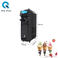 1050W Home Soft Ice Cream Maker Single Flavors 3.8L Commercial Mini Machine 1