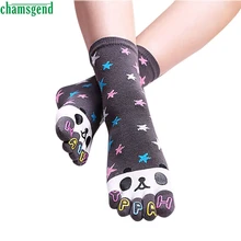 CHAMSGEND носки с пальцами женские милые короткие носки с животными женские носки для девочек женские мужские унисекс 1 пара Женские повседневные хлопковые носки