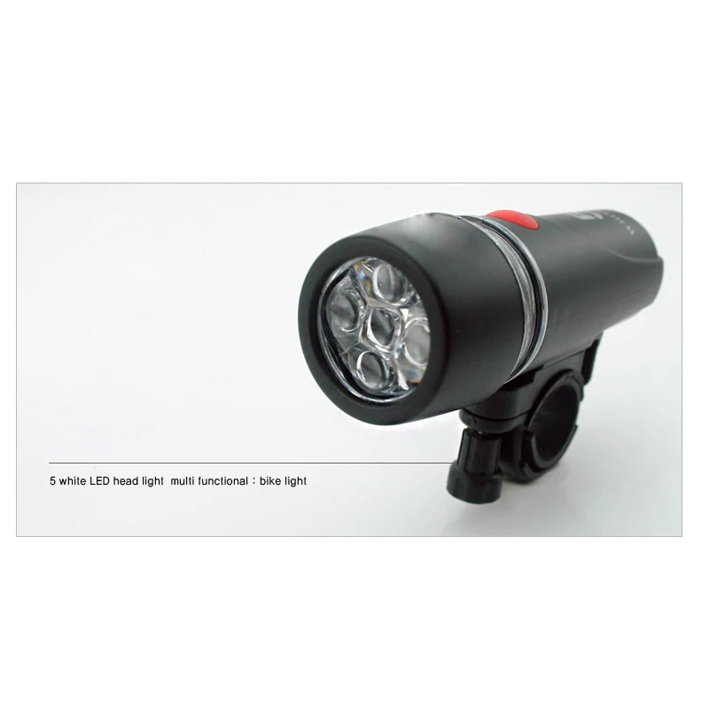 5 white led bike