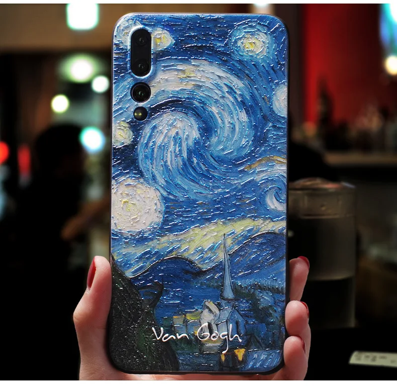 Для huawei P20 Lite чехол 3D Emboss мягкий для huawei P30 P30 mate 20 pro mate 20 X lite P10 nova 3i чехол для телефона TPU Космический Чехол из ТПУ
