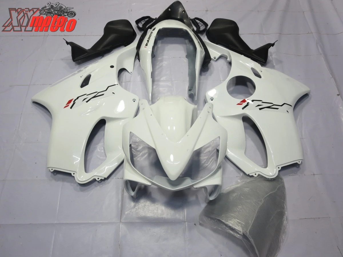 

ABS Fairing Kit For Honda CBR600F F4I 2004-2007 Injection ABS Motorcycle plastics Fairings F4I 04-07 Gloss White Bodyworks