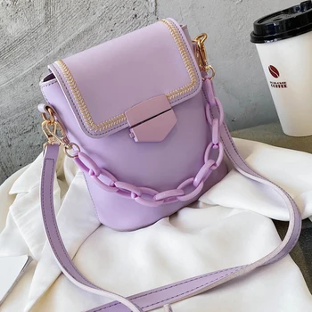 

Fashion Chain Design Small PU Leather Crossbody Bags for Women Classic Shoulder Handbags Female Travel Cross Body Bag Phone Bags