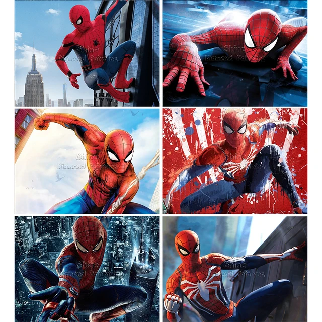 5D Diamond Painting Spiderman Building Side Kit