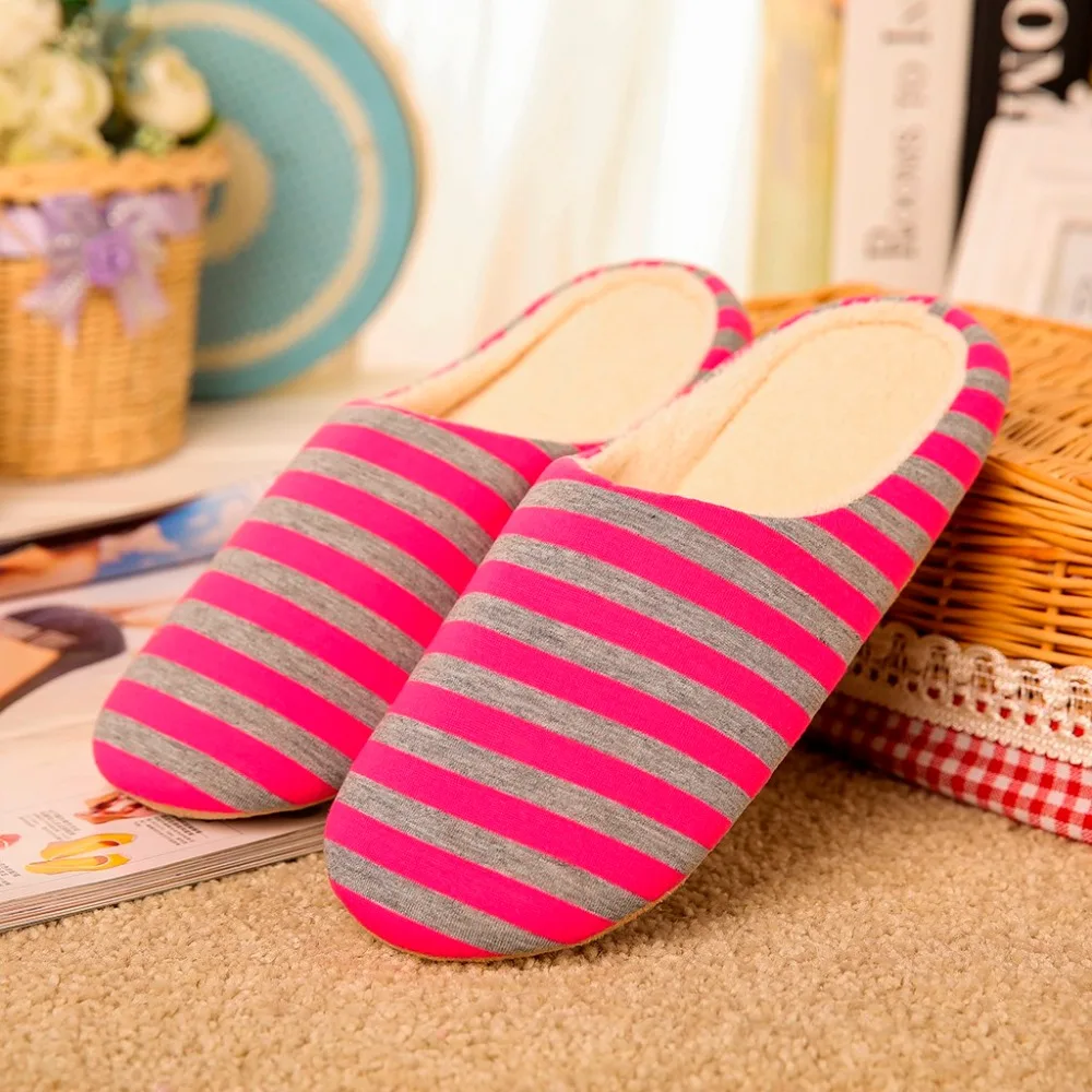Shoes Woman Slippers Ladies  Warm Home Plush Soft Slippers Anti-slip Winter Floor Bedroom Shoes (11)
