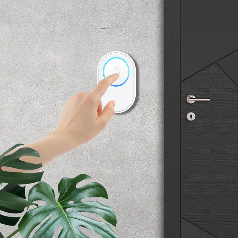 Система сигнализации дверного звонка с Wi Fi стробоскоп приложение Tuyasmart 58