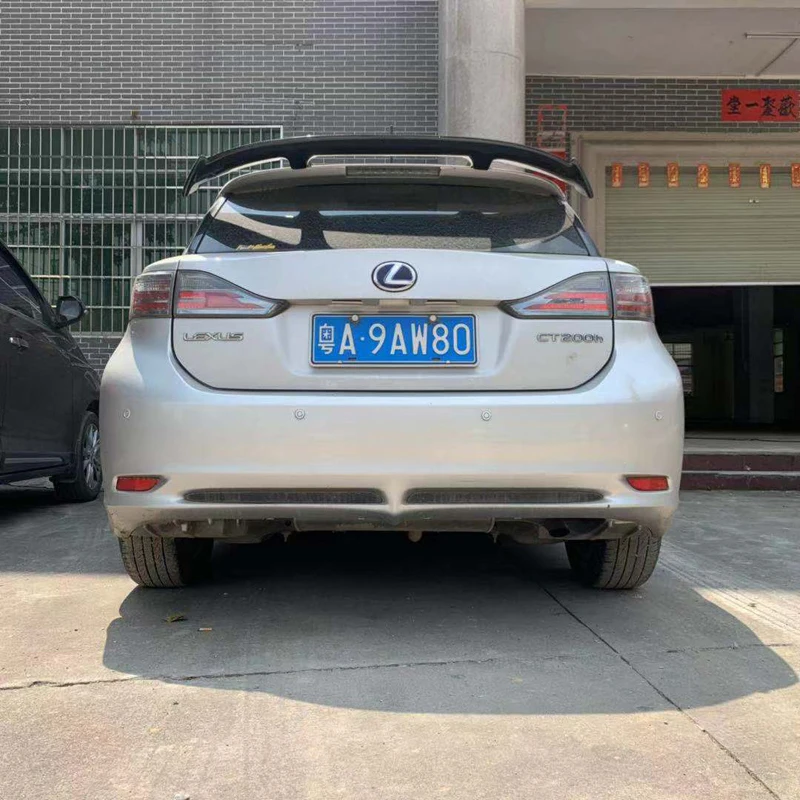 Автомобильные аксессуары для Lexus CT200H 2012 2013 украшение автомобиля углеродное волокно задний спойлер на багажник