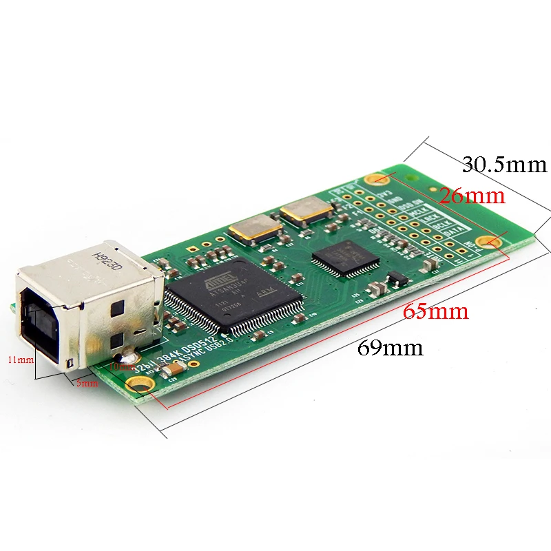 DIY HiFi усилитель декодер карты Amanero Combo384 USB в цифровой интерфейс IIS интерфейс поддержка DSD 32 бит/384 K