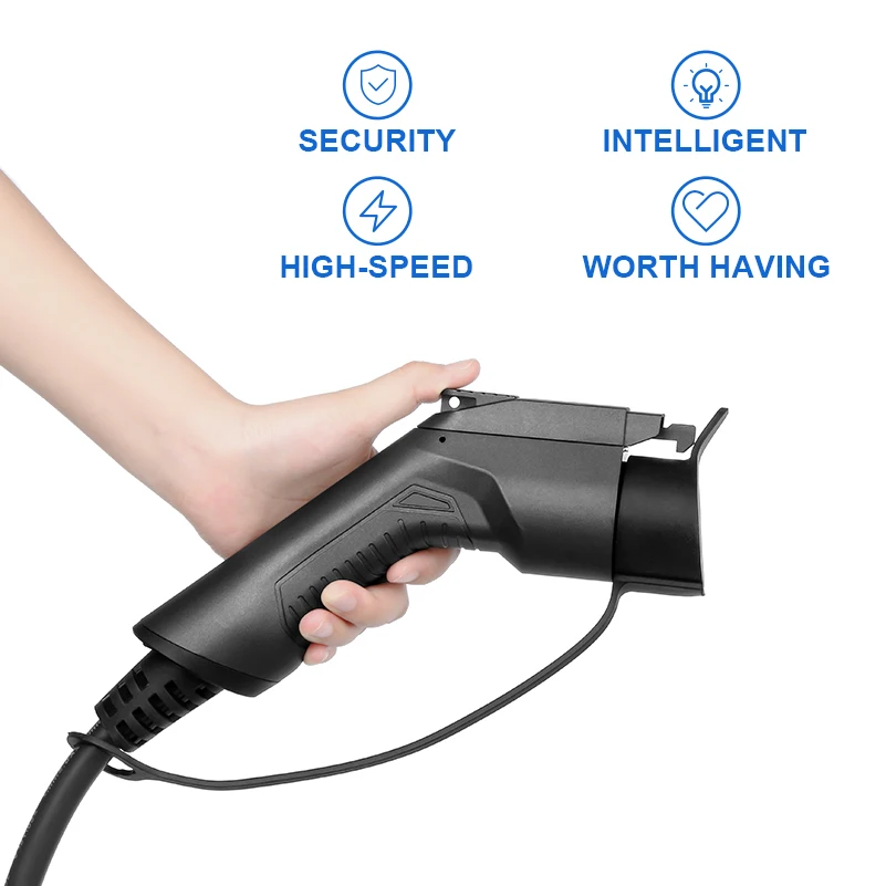 Тип 1 портативный EV кабель для зарядки SAE J1772 32 Amp Уровень 2 EVSE электромобиль