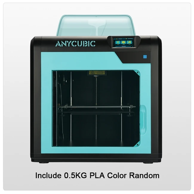 Anycubic 3d принтер Impresora 4Max-Pro Imprimante Высокая Точность lcd Настольный уровень UM2 большой размер печать 3d принтер Diy комплект - Цвет: 4MaxProblack