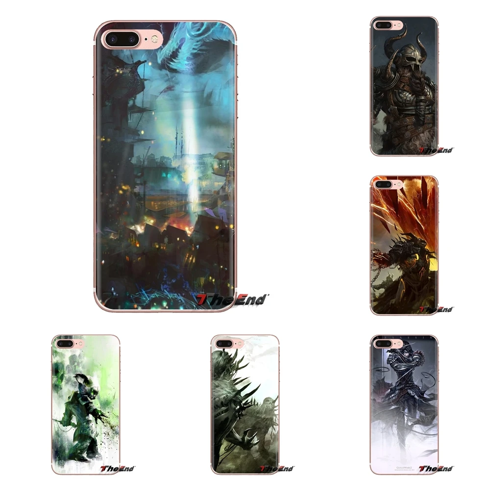 Прозрачные чехлы из ТПУ для видеоигр Guild Wars 2 Xiao mi 6 A1 Max x 5X 6X Red Note 5 5A 4X 4A A4 4 3 Plus Pro |