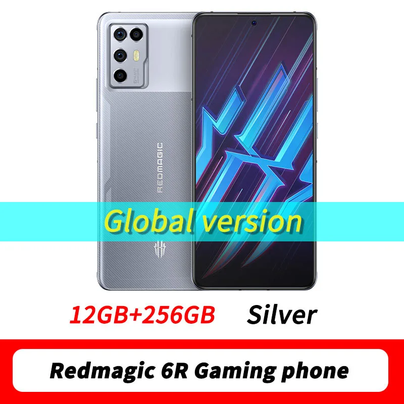 ram pc Global Version New Original Official Nubia Red Magic 6R 5G Cell Phone 6.67inch AMOLED Snapdragon 888 Octa Core 64MP Camera 8gb ddr3 8GB RAM