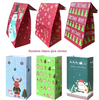 

Christmas Candy Bag Christmas approaching Bag Christmas biscuit bag gift bag packaging bag