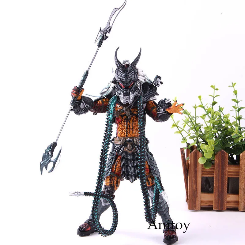 

Anime The Ultimate Alien vs Hunter Action Figure Hunter alien Kenner Leader Clan Chief Collection Model Toys 23cm