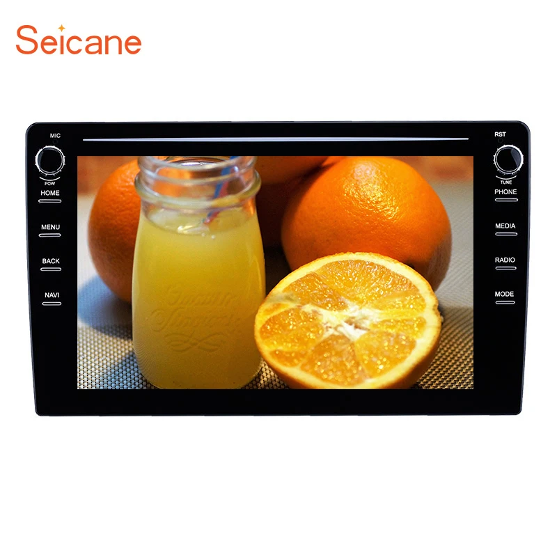 Seicane Android 8.1 GPS-навигация 10 1 дюймов Универсальный автомобильный радиоприемник с HD