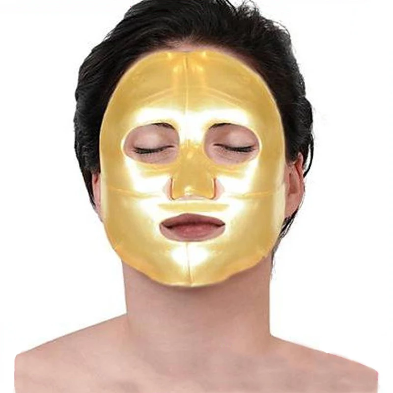 5 шт. NEUTRIHERBS 24k Золотая маска для лица с кристаллами коллагена увлажняющая маска для лица против морщин Антивозрастная маска для лица