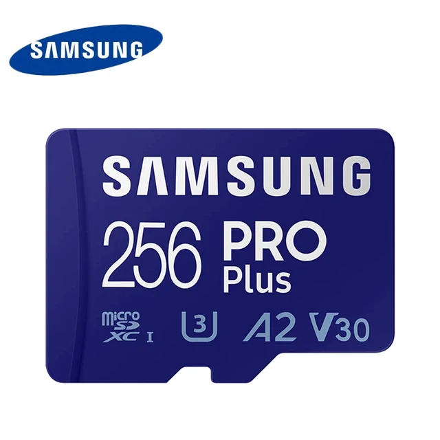 Original SAMSUNG Pro Plus Micro SD Card 128GB 256GB 512GB U3 A2 V30 C10 4K 160MB/s High Speed MicroSDXC TF Memory CARD for Phone 1
