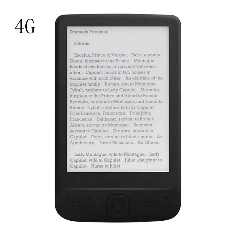 4G Portable Mini E-Book Reader 4.3 Inch E-Ink Screen E-Reader Front Light Memory Award Souvenir Electronic Paper Book - Цвет: 4G