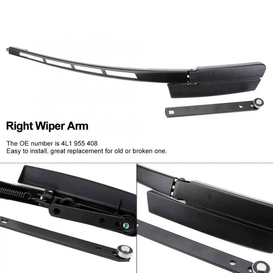 Правая сторона лобового стекла стеклоочиститель Arm 4L1 955 408 подходит для Q7 2007 2008 2009 2010 2011 2012 2013
