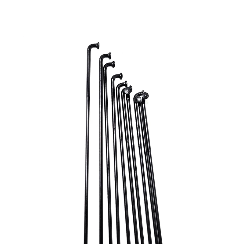 10pcs/lot Stainless J-hook Spokes with Light Pillar PSR TB Triple Butted No Drilling 236 258 276 284 296 302 Gauge14G TB