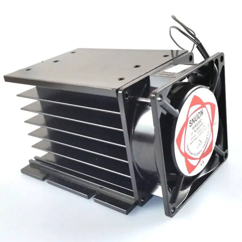 

Radiator and fan for three-phase solid-state relay