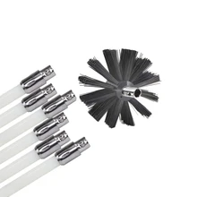 Сушилка вентиляционный очиститель комплект дрель-питание вращающийся для удаления ворса Простое подключение стержней сушилка воздуховод ворс Щетка Очиститель инструменты с 6 стержней