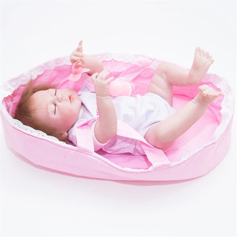 Reborn Doll 22Inches Body Silicone Vinyl Reborn Baby Dolls For Sale Newborn Babies toys Baby Toddlers As Children Birthday Gift