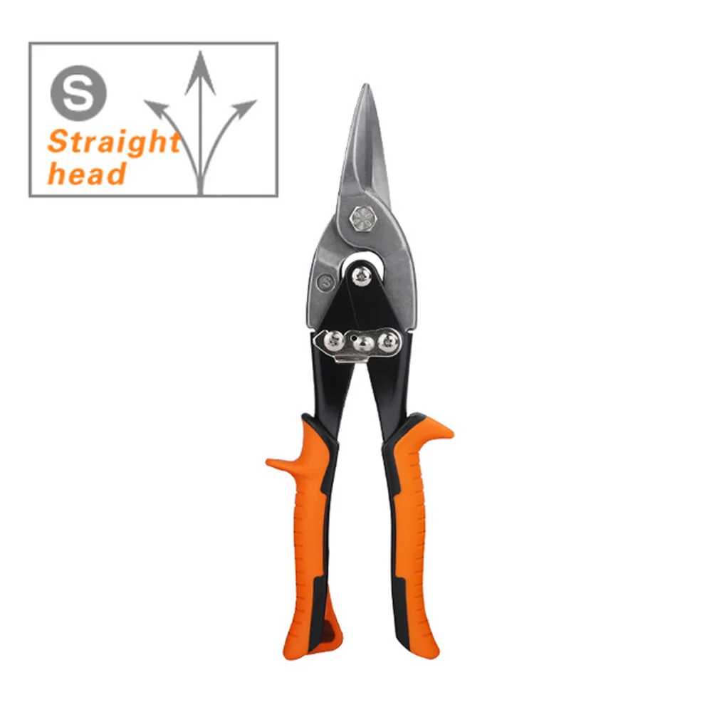 

Aviation Tin Snips Sheet Metal Long Blade Straight Cut Heavy Duty Shear Scissors
