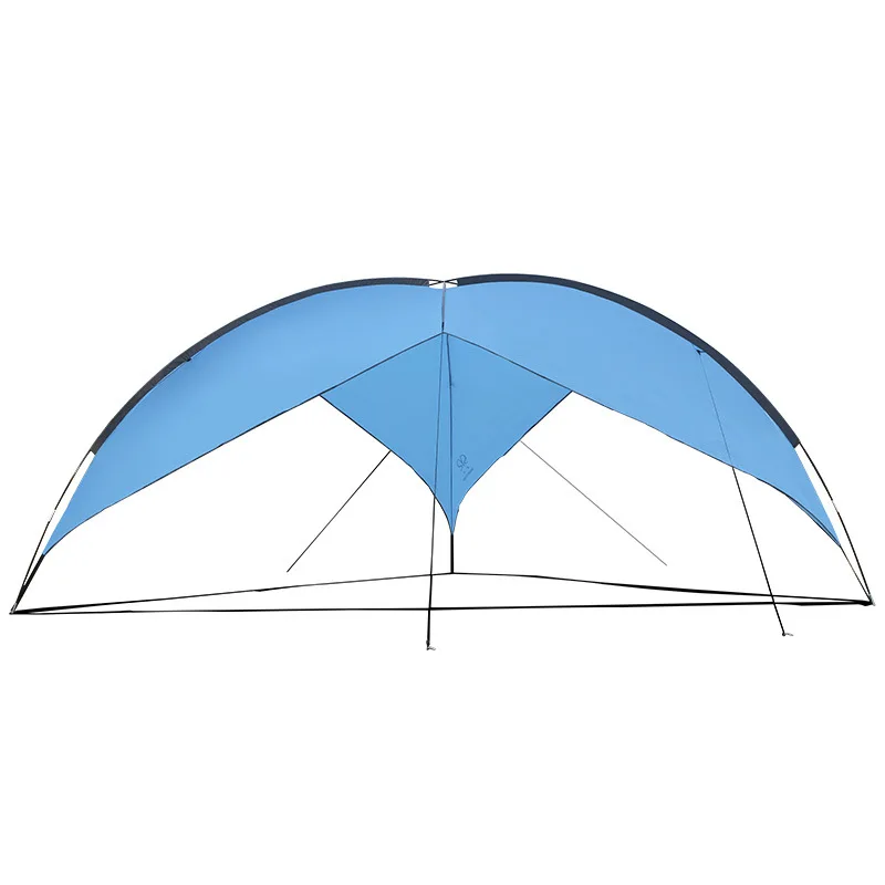 

Outdoor Large Outdoor Camping Beach Sunshade Waterproof Large Triangle Curtain Camping Tent Construction Based on Need